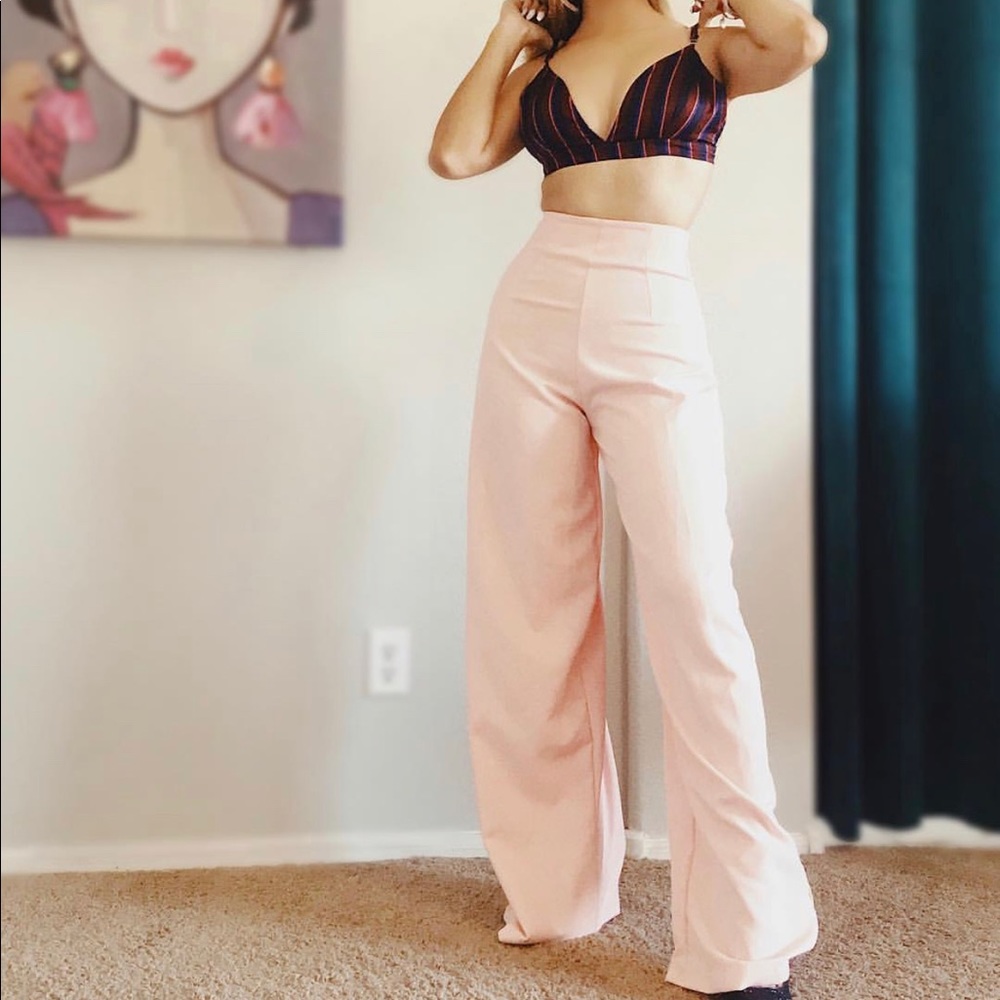 Pants and crop top outfit
